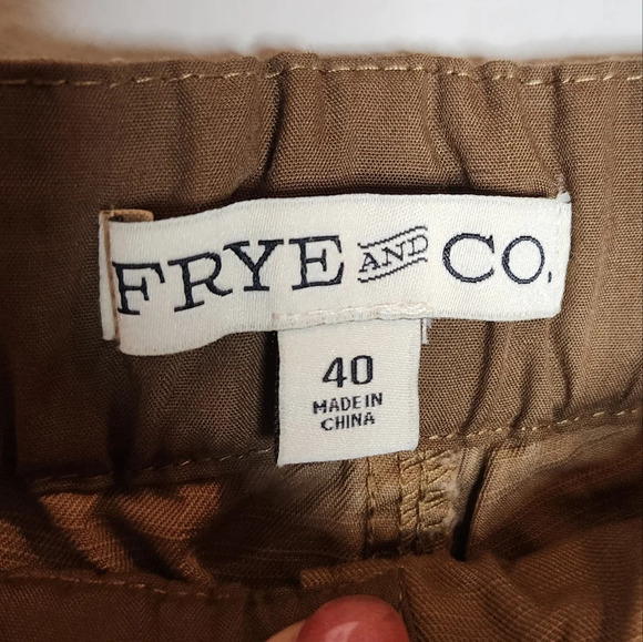 NWT Fyre and Co Tan Khaki Shorts Stretch Waist men's size 40 - Picture 4 of 15
